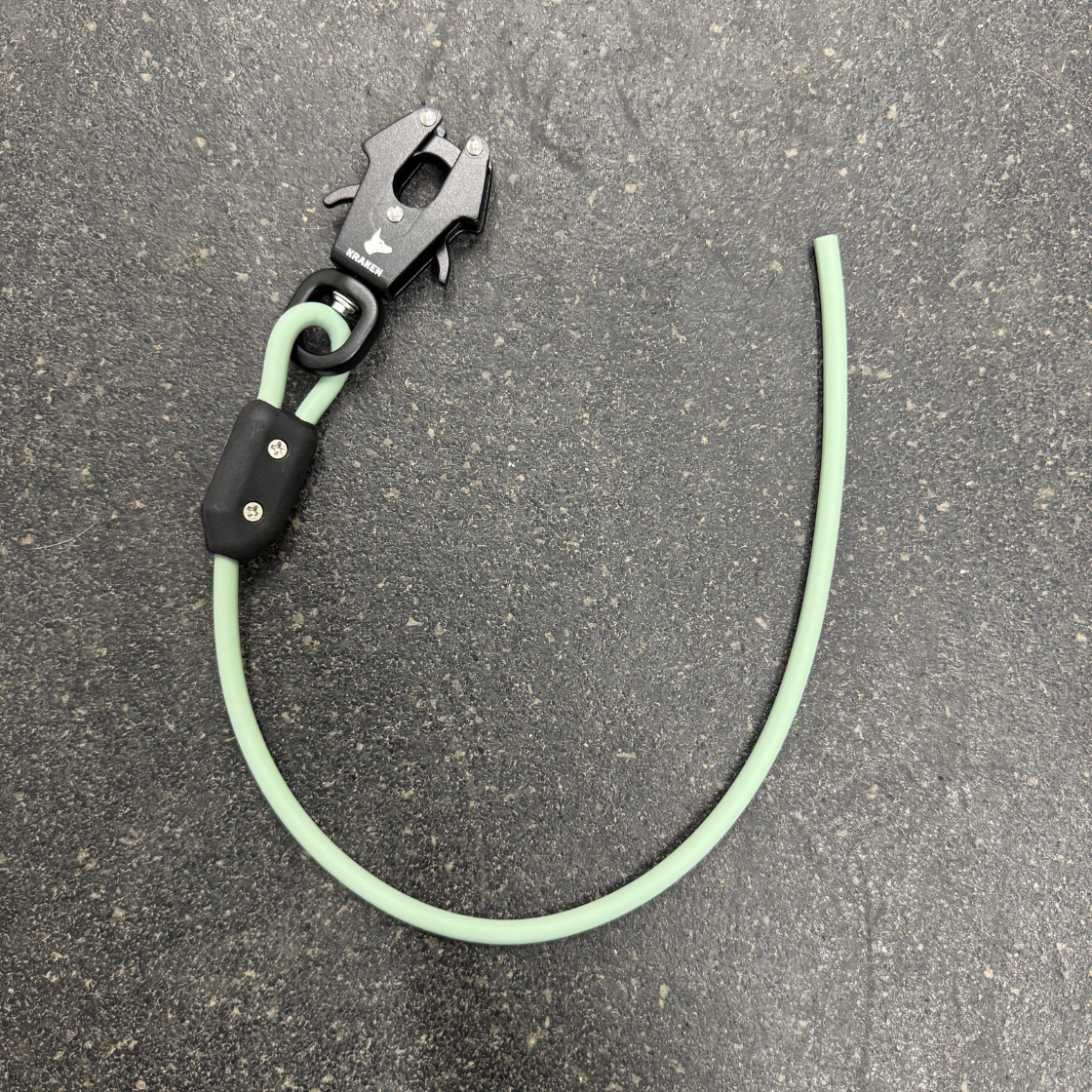 Round Biothane Short Leash Tactical
