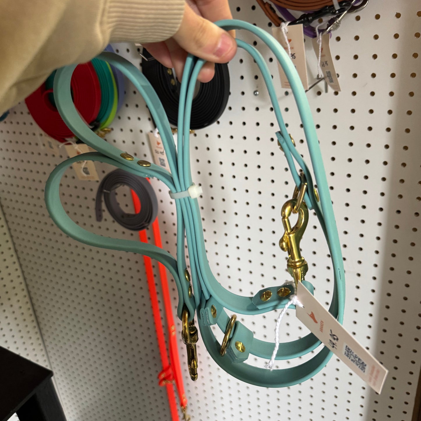 Laisse Multi-fonctions 6 pieds Turquoise